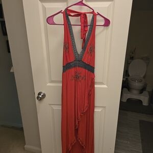 Bali Red Halter Dress